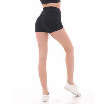 High-Waist Fitness Jogger Shorts