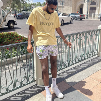 Men’s Anime Graphic Sports Shorts